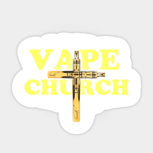 Vape Church Sticker by CastQuestCast